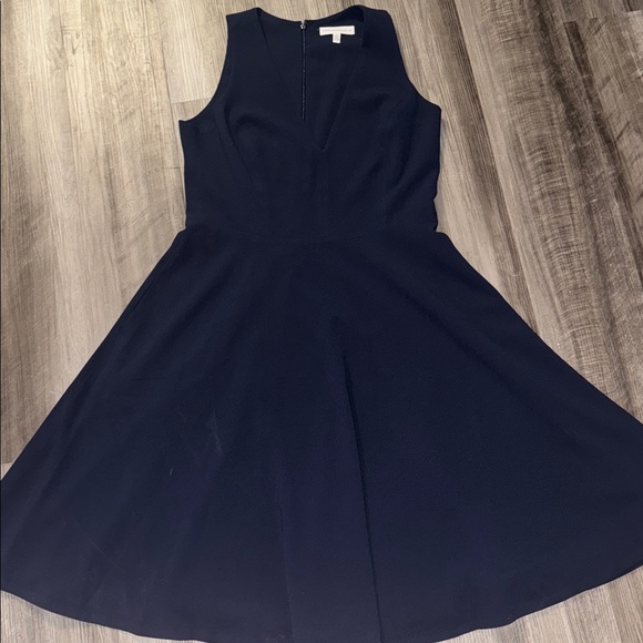 Dress the Population Catalina Fit & Flare Black XL $182 navy blue sleeveless - Picture 3 of 10